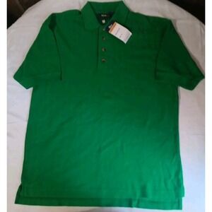 Blue‎ Generation Polo Shirt Men's M Green Uniform Golf Team Chior Reunion Photos